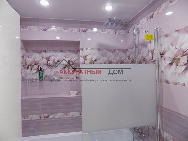 Фотография ремонта ванной комнаты в Москве