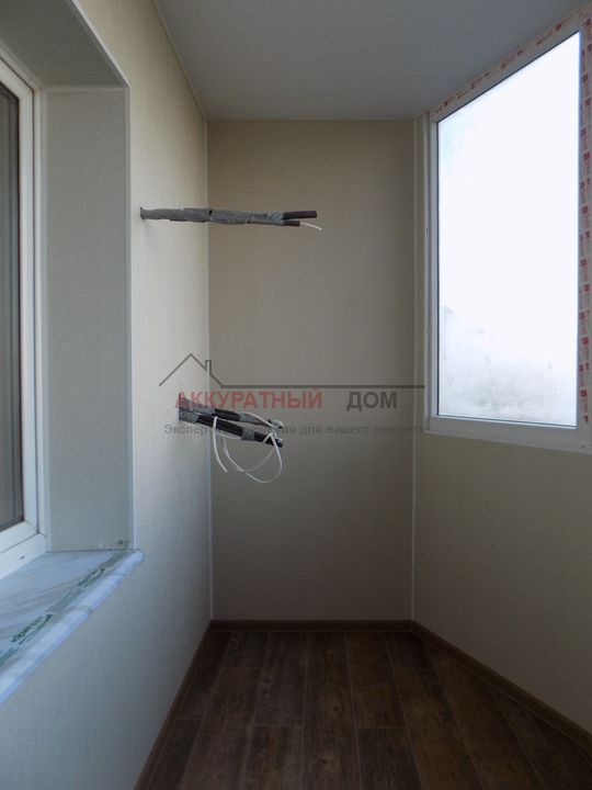 Ремонт балкона в 2-х комнатной квартире в ЖК Зеленоградский